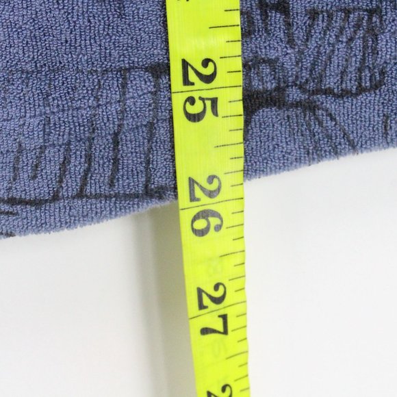 Vintage Spa by Chico's Fleece Jacket Women's Casual Blue All Over Print Size 1" - Picture 10 of 10